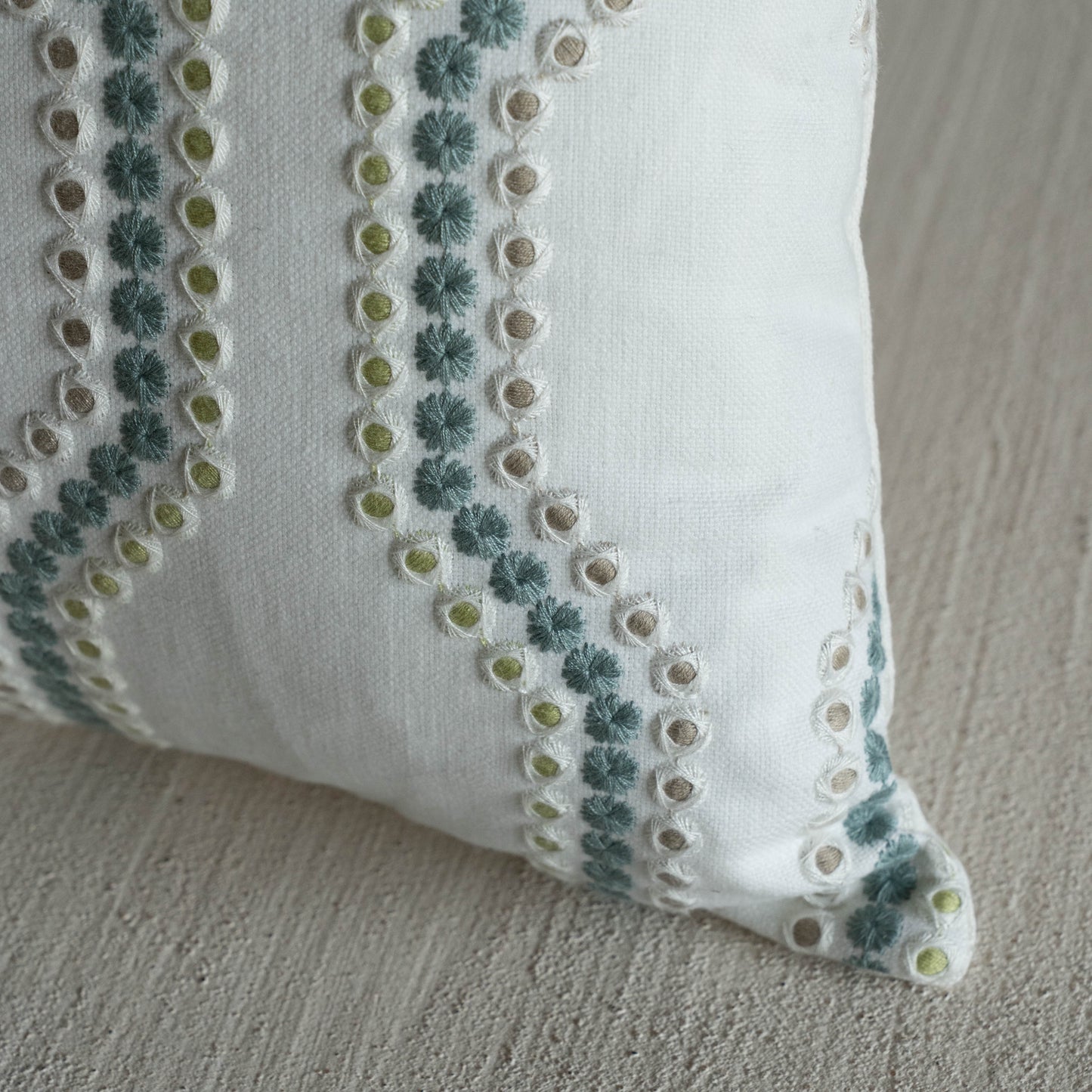 Azurea Cushion Cover - Bule-Green