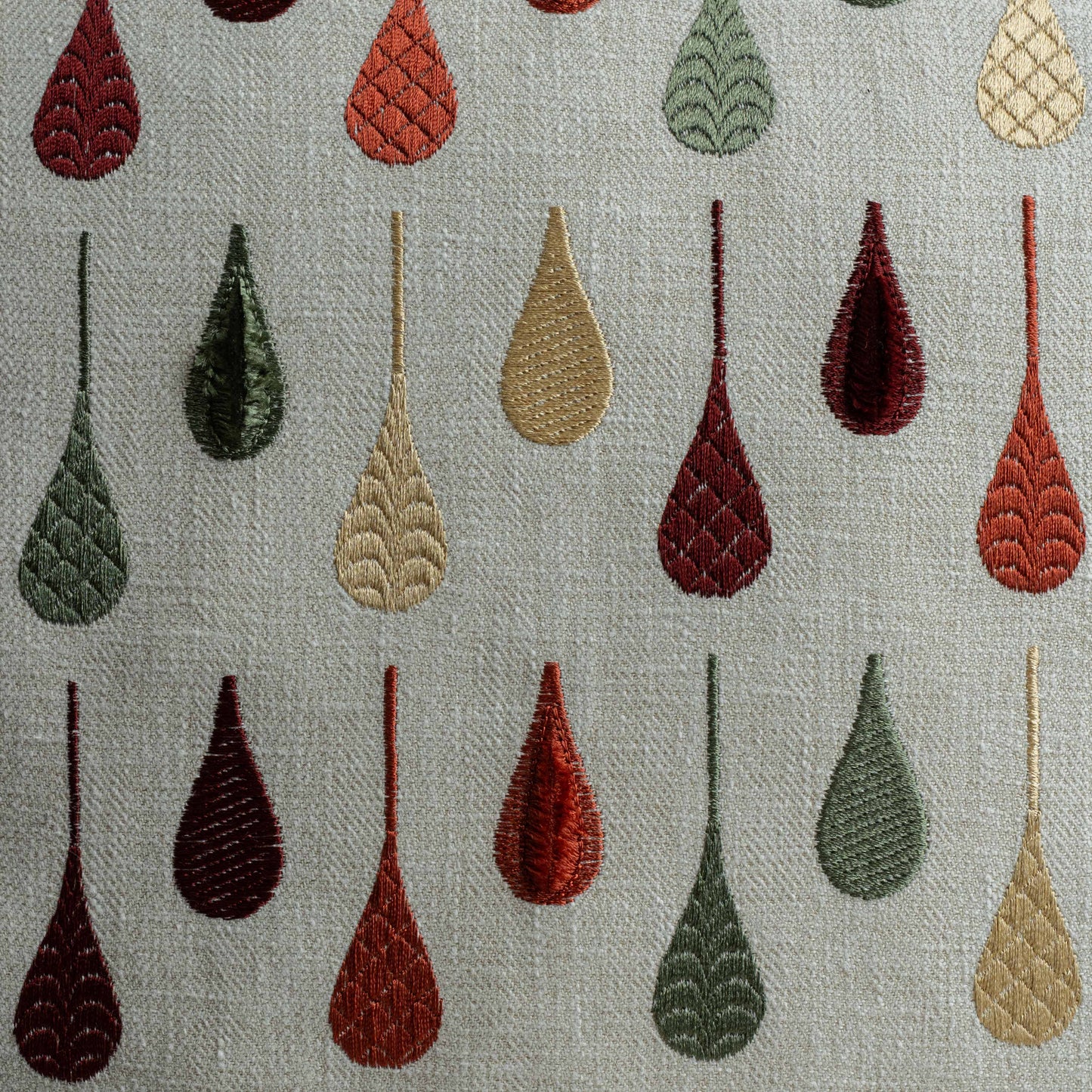 Harvest Drop Cushion Cover - Red