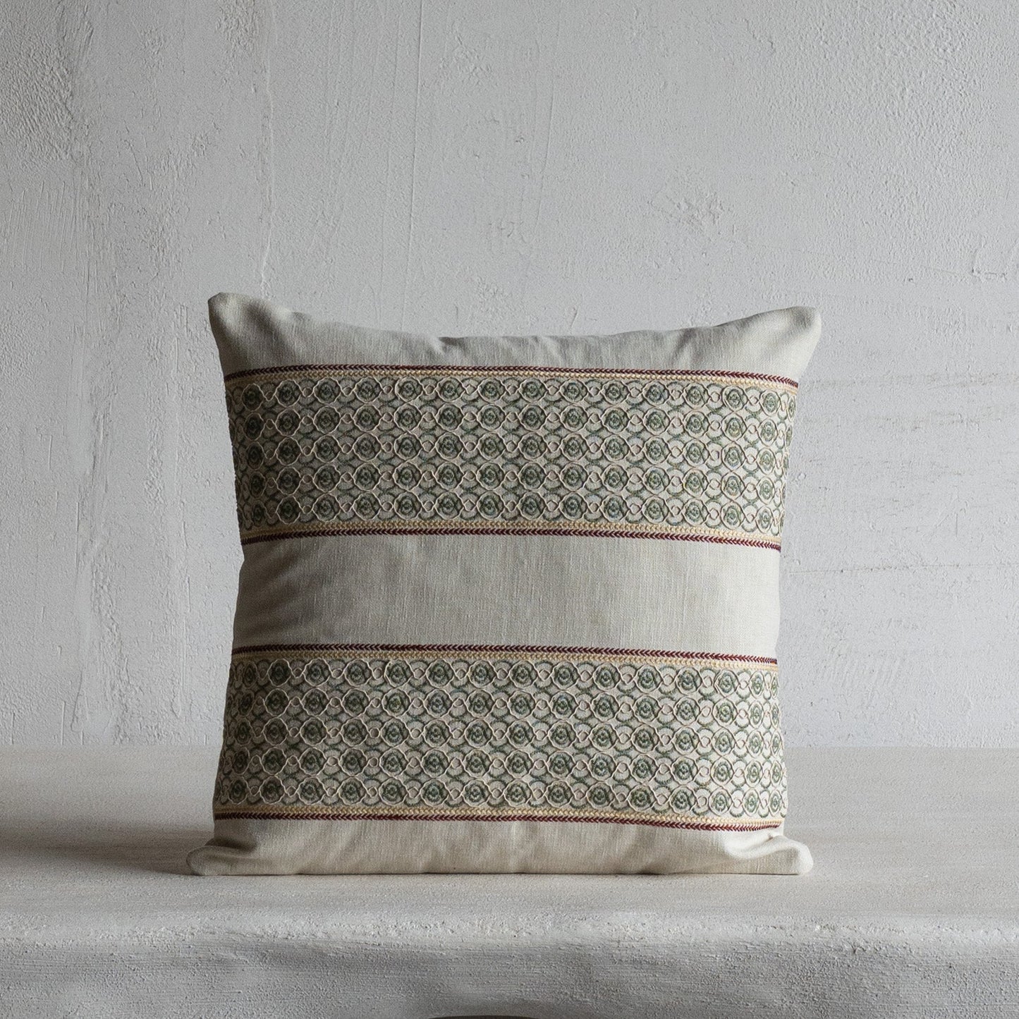 Quiet Medinas – Olive Green Cushion Cover
