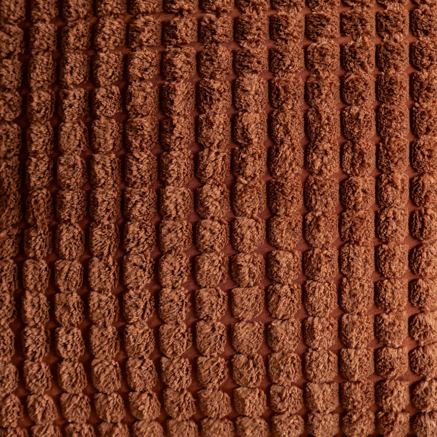 Forma Grid – Caramel Orange Cushion Cover
