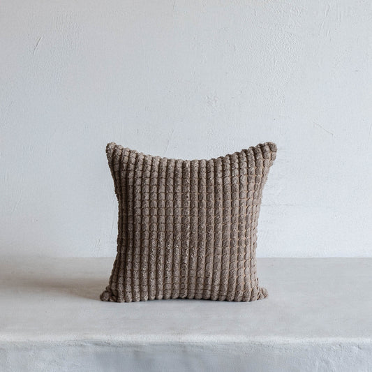 Forma Grid – Grey Cushion Cushion Cover
